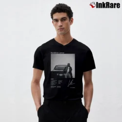 Men’s GNX Kendrick Lamar V-Neck Tee in black | Sharp, Breathable, Everyday Staple