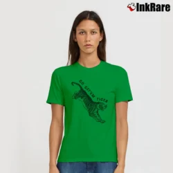 Women’s Go Get'em Tiger Sunglasses On Big Cat Animal Signature T-Shirt in irish green | Soft, Flattering Fit