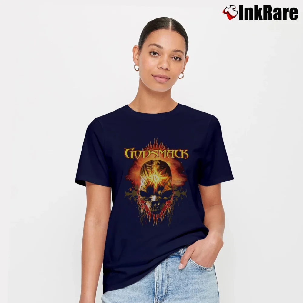 Women’s Godsmack Fashion Signature T-Shirt in navy | Soft, Flattering Fit
