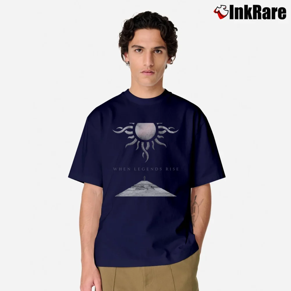 Men’s Godsmack When Legends Rise Golf Classic T-Shirt in navy | Soft, Breathable Everyday Wear
