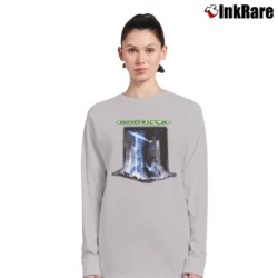 Women’s Godzilla 1998 Movie Promo Graphic Long-Sleeve Top in sport grey | Sleek, Versatile, All-Season