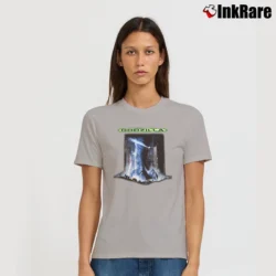 Women’s Godzilla 1998 Taco Bell Promo Guess Who's Coming To Town Signature T-Shirt in sport grey | Soft, Flattering Fit