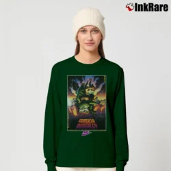 Women’s Godzilla Charles Barkley 1992 World Tour Vintage Long-Sleeve Top in forest green | Sleek, Versatile, All-Season