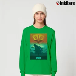Women’s Godzilla King Of Monsters Graphic Classic Long-Sleeve Top in irish green | Sleek, Versatile, All-Season