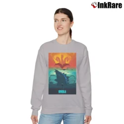 Women’s Godzilla King Of Monsters Graphic Classic Relaxed Sweatshirt in sport grey | Soft, Laid-Back Vibe