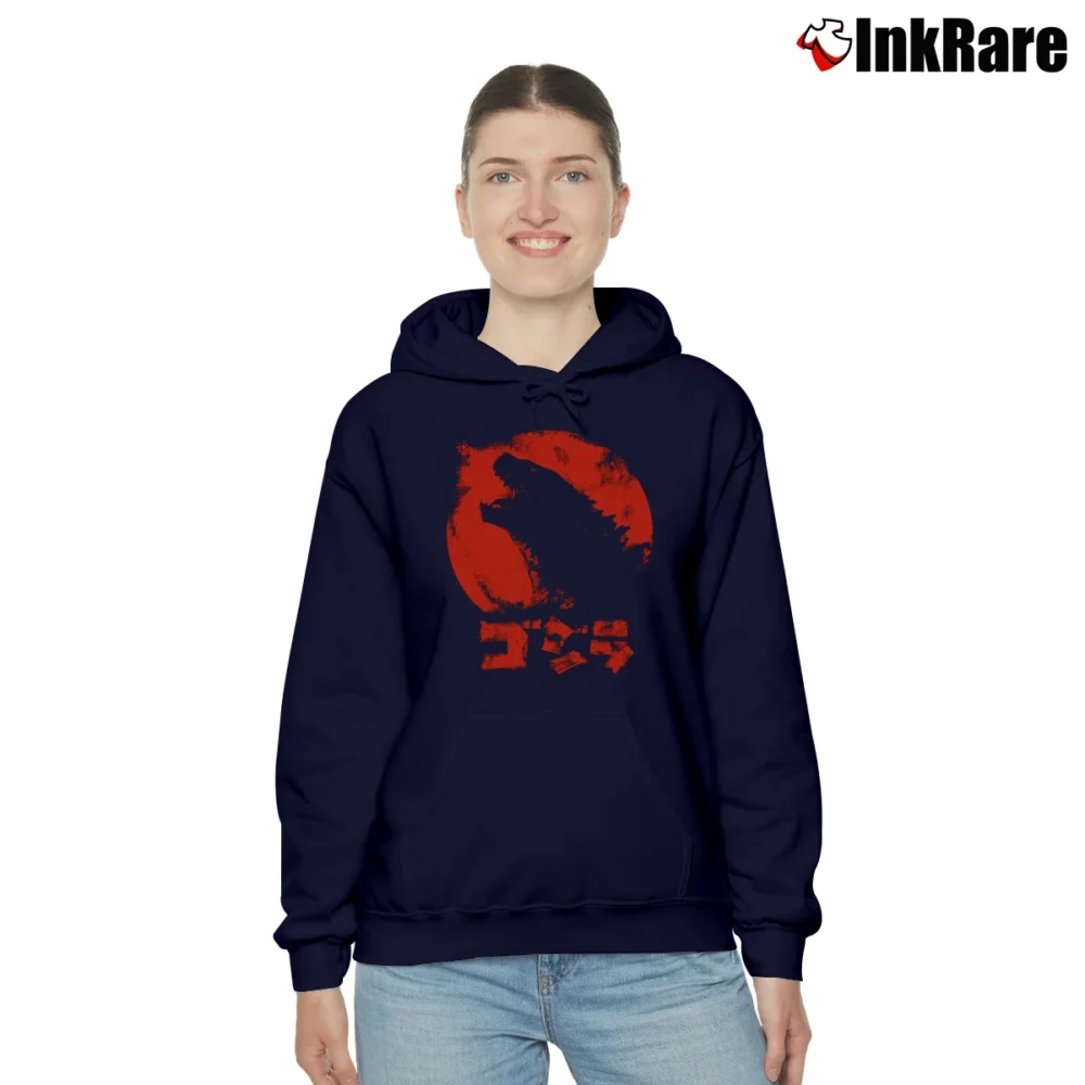 Women’s Godzilla King of the Monsters Cozy Hoodie in navy | Warm, Structured, Stylish