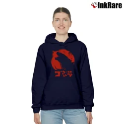 Women’s Godzilla King of the Monsters Cozy Hoodie in navy | Warm, Structured, Stylish
