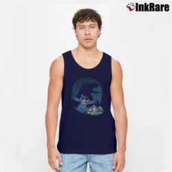 Men’s Godzilla King Of The Monsters Lilo And Stitch Dream Big Tank Top in navy | Breathable, Active-Friendly Design