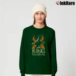 Women’s Godzilla King Of The Monsters Long-Sleeve Top in forest green | Sleek, Versatile, All-Season