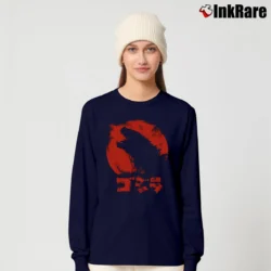 Women’s Godzilla King of the Monsters Long-Sleeve Top in navy | Sleek, Versatile, All-Season