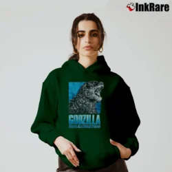 Women’s Godzilla King Of The Monsters Movie Roar Cozy Hoodie in forest green | Warm, Structured, Stylish