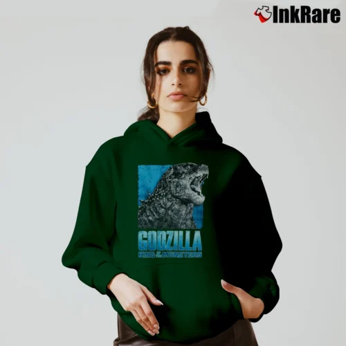 Godzilla King Of The Monsters Movie Roar Women’s Cozy Hoodie in forest green – Urban Chic Women’s Godzilla King Of The Monsters Movie Roar Cozy Hoodie in forest green | Warm, Structured, Stylish