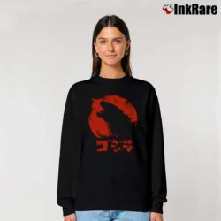 Women’s Godzilla King of the Monsters Relaxed Sweatshirt in black | Soft, Laid-Back Vibe