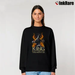 Women’s Godzilla King Of The Monsters Relaxed Sweatshirt in black | Soft, Laid-Back Vibe