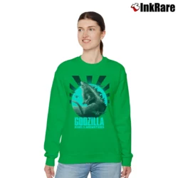 Women’s Godzilla King Of The Monsters Relaxed Sweatshirt in irish green | Soft, Laid-Back Vibe