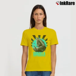 Women’s Godzilla King Of The Monsters Signature T-Shirt in yellow | Soft, Flattering Fit