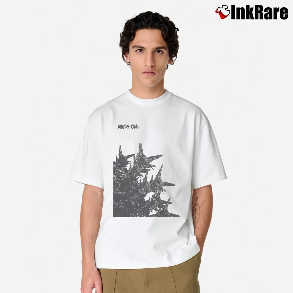Men’s Godzilla Minus One Two Sides Spikes Classic Cotton Classic T-Shirt in white | Soft, Breathable Everyday Wear