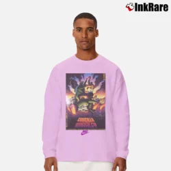 Men’s Godzilla Vs Charles Barkley 1992 Vintage Long-Sleeve Shirt in light pink | Sleek, Lightweight, Year-Round Wear
