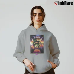 Women’s Godzilla Vs Charles Barkley Classic Cozy Hoodie in sport grey | Warm, Structured, Stylish
