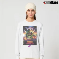 Women’s Godzilla Vs Charles Barkley Classic Long-Sleeve Top in white | Sleek, Versatile, All-Season