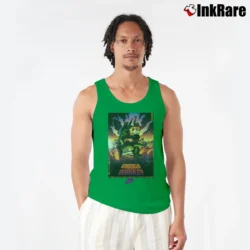 Men’s Godzilla Vs Charles Barkley Classic Tank Top in irish green | Breathable, Active-Friendly Design