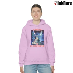 Women’s Godzilla Vs Space Godzilla 1994 Japanese Kaiju Movie Cozy Hoodie in light pink | Warm, Structured, Stylish