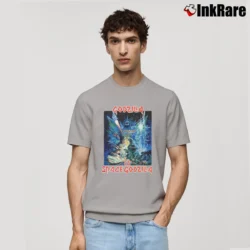 Men’s Godzilla Vs Space Godzilla 1994 Japanese Kaiju Movie Classic T-Shirt in sport grey | Soft, Breathable Everyday Wear