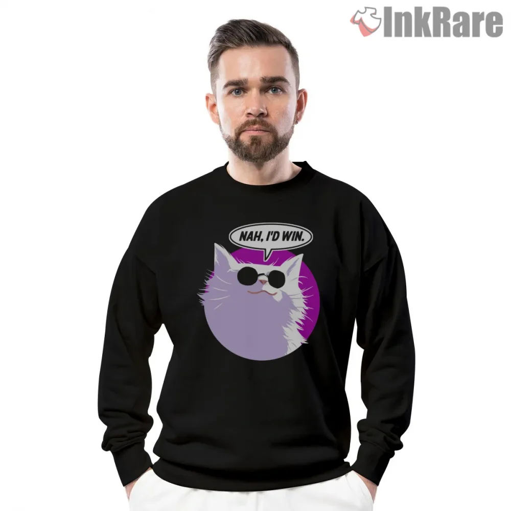 Gojo Nah Id Win Funny Cat Meme Anime Shirt on graphic shirt for men graphic tee