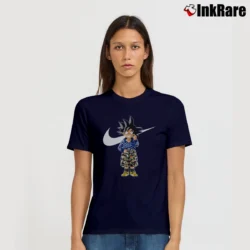 Women’s Goku Air Jordan Hyperbeast Fandom Dragon Ball Signature T-Shirt in navy | Soft, Flattering Fit
