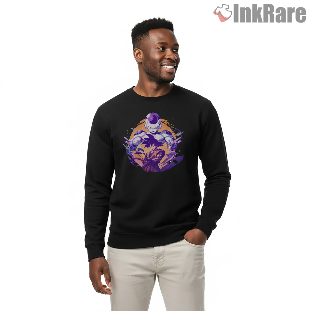 Goku And Frieza Purple Aura Showdown Shirt Goku And Frieza Purple Aura Showdown Shirt on graphic shirt for men graphic tee