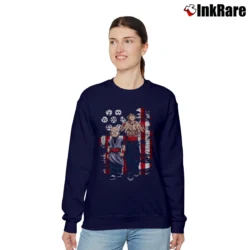 Women’s Goku And Krillin Bestselling Dragon Ball Relaxed Sweatshirt in navy | Soft, Laid-Back Vibe