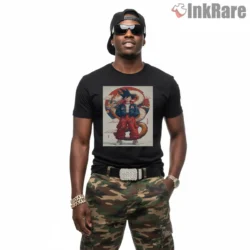Goku Anime Street Legend Dragon Power Shirt on black short sleeve shirt for men graphic tee