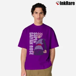 Men’s Goku Black Super Saiyan Rose Dragon Ball Super Classic T-Shirt in purple | Soft, Breathable Everyday Wear