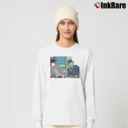 Women’s Goku Friday Daaaamn Funny Dragon Ball Long-Sleeve Top in white | Sleek, Versatile, All-Season