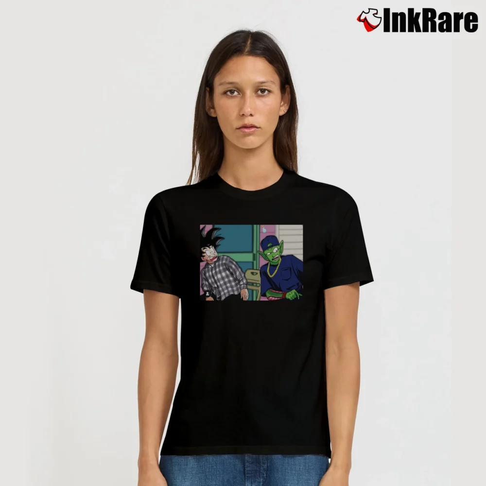 Women’s Goku Friday Daaaamn Funny Dragon Ball Signature T-Shirt in black | Soft, Flattering Fit