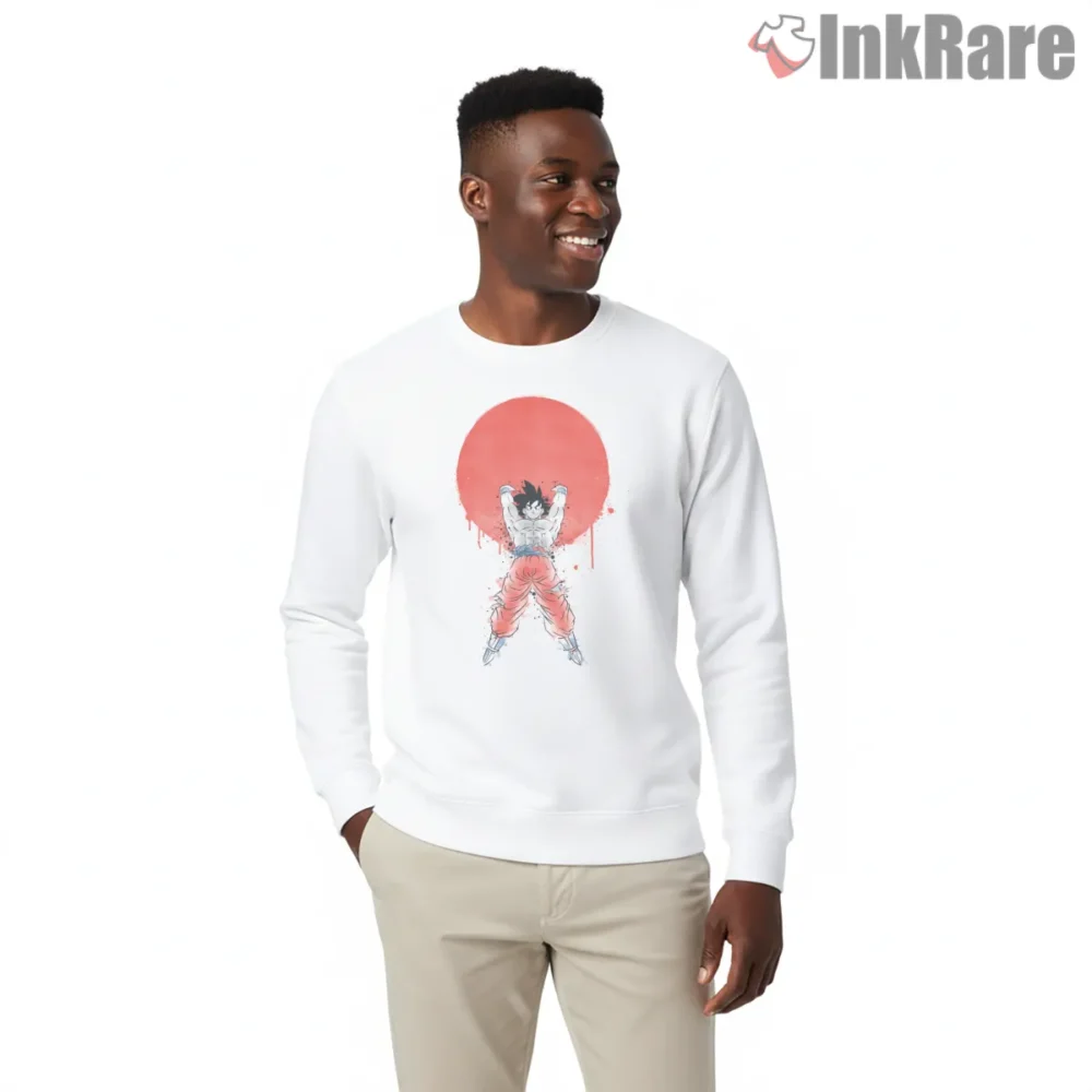 Goku Spirit Bomb Planet Saver Shirt on graphic shirt for men graphic tee