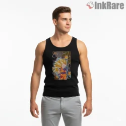 Goku Ssj3 Unleashed Limitless Power Shirt on black tank top for men graphic tee