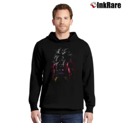 Men’s Goku Super Saiyan 4 Dragon Ball GT Pullover Hoodie in black | Cozy, Durable, Modern Fit