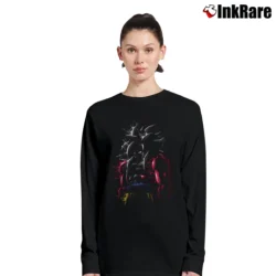 Women’s Goku Super Saiyan 4 Dragon Ball GT Long-Sleeve Top in black | Sleek, Versatile, All-Season