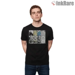 Goku Transformations Hero Evolution Shirt on black short sleeve shirt for men graphic tee