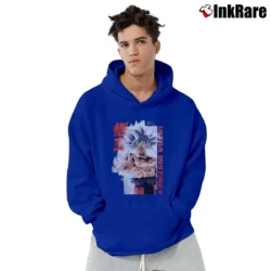 Men’s Goku Ultra Instinct Dragon Ball Super Pullover Hoodie in royal blue | Cozy, Durable, Modern Fit