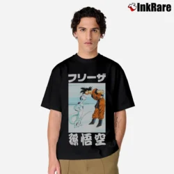 Men’s Goku Vs Frieza Dragon Ball Z Battle Classic T-Shirt in black | Soft, Breathable Everyday Wear
