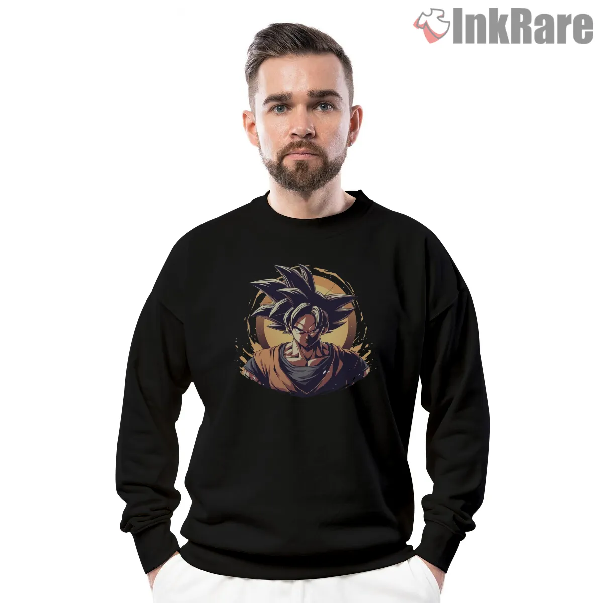 Goku Warm Sunset Aura Portrait Shirt Goku Warm Sunset Aura Portrait Shirt on graphic shirt for men graphic tee
