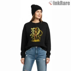 Golden Liquid Magical Energy Art Shirt on graphic shirt for women graphic tee