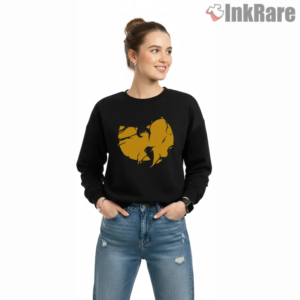Golden Wu Tang Legacy Abstract Logo Shirt on graphic shirt for women graphic tee