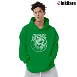 Men’s Goldfish Funny Quotes Orchid Color Pullover Hoodie in irish green | Cozy, Durable, Modern Fit