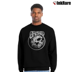 Men’s Goldfish Funny Quotes Orchid Color Crewneck Sweatshirt in black | Cozy Fabric, Clean Style