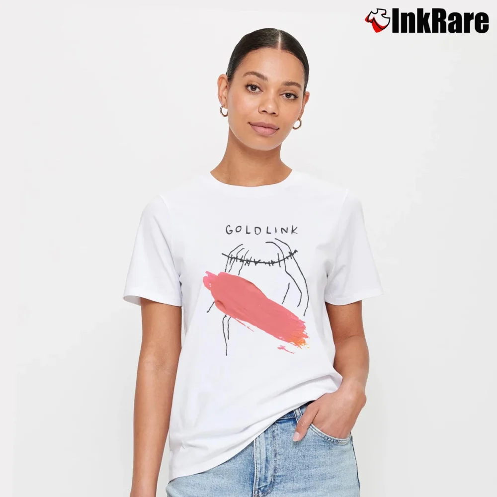 Women’s Goldlink 82 Music Graphic Signature T-Shirt in white | Soft, Flattering Fit