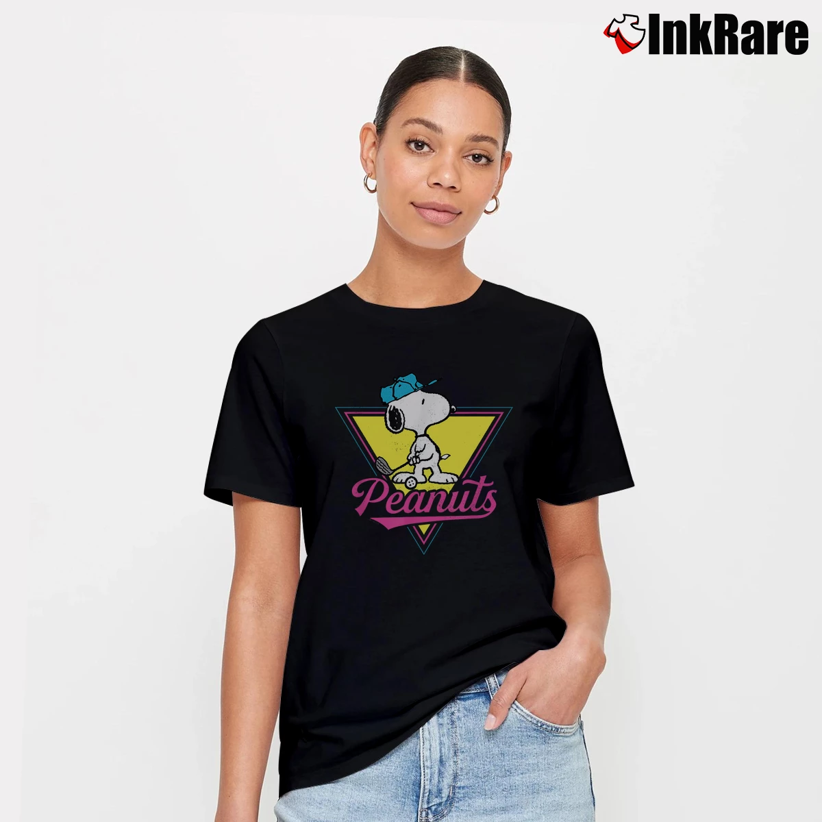 Golf Snoopy Women’s Tee in black – Effortless Style Women’s Golf Snoopy T-Shirt in black | Soft, Flattering Fit
