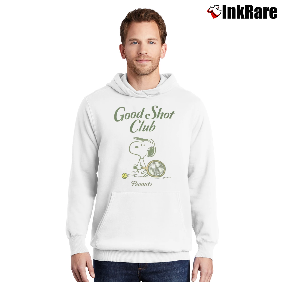 good shot club snoopy Men’s Pullover Hoodie in white – Ultimate Warmth Men’s good shot club snoopy Pullover Hoodie in white | Cozy, Durable, Modern Fit
